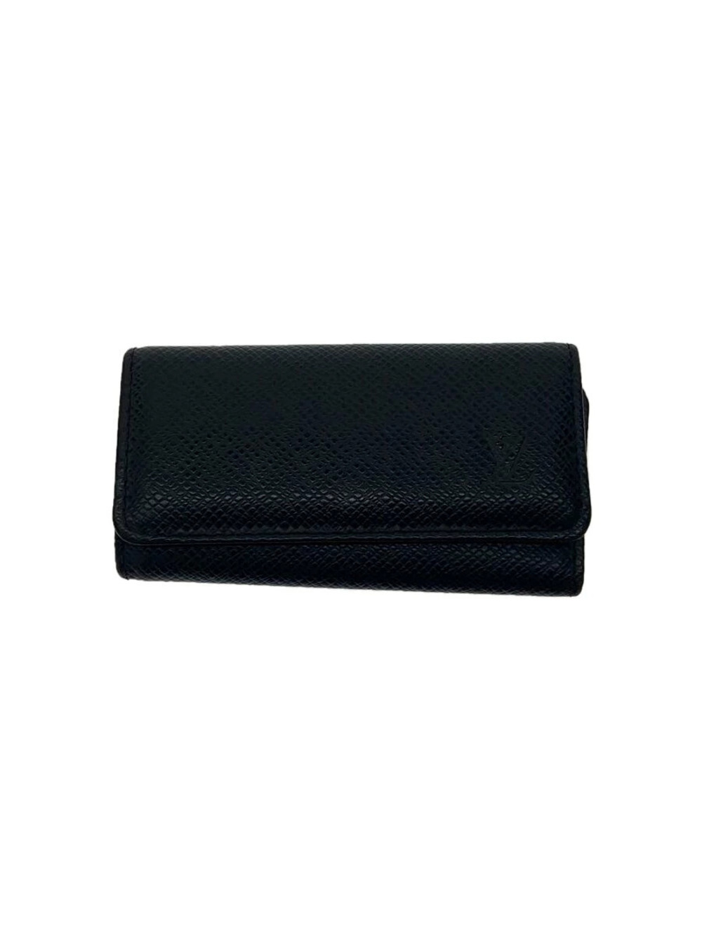 LOUIS VUITTON Multicles Taiga Leather Black